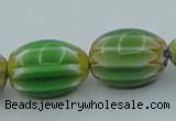 CLG638 5PCS 16 inches 10*14mm oval lampwork glass beads wholesale