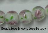 CLG750 15.5 inches 10mm round lampwork glass beads wholesale