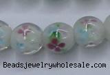 CLG751 15.5 inches 10mm round lampwork glass beads wholesale