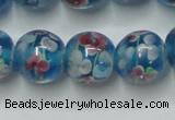 CLG752 15.5 inches 10mm round lampwork glass beads wholesale