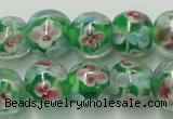 CLG757 15.5 inches 10mm round lampwork glass beads wholesale