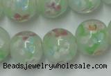 CLG760 15 inches 12mm round lampwork glass beads wholesale