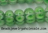 CLG774 14 inches 8*12mm rondelle lampwork glass beads wholesale