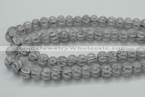 CLG776 14 inches 8*12mm rondelle lampwork glass beads wholesale