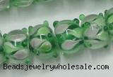 CLG778 14 inches 7*10mm rondelle lampwork glass beads wholesale