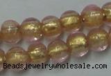 CLG830 12 inches 6mm round lampwork glass beads wholesale