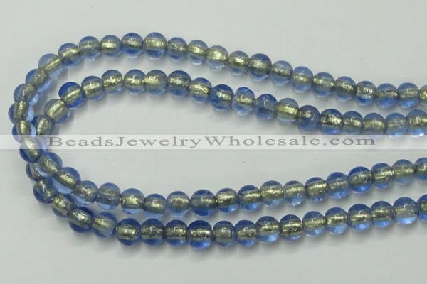 CLG832 15.5 inches 8mm round lampwork glass beads wholesale