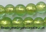 CLG837 15.5 inches 8mm round lampwork glass beads wholesale