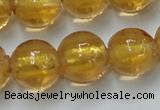 CLG842 15.5 inches 12mm round lampwork glass beads wholesale