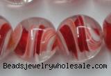 CLG852 15.5 inches 18mm round lampwork glass beads wholesale