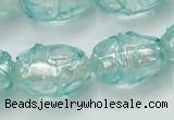 CLG883 2PCS 16 inches 12*18mm oval lampwork glass beads wholesale