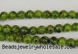 CLJ210 15.5 inches 6mm round dyed sesame jasper beads wholesale