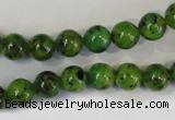 CLJ220 15.5 inches 8mm round dyed sesame jasper beads wholesale