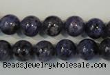 CLJ233 15.5 inches 10mm round dyed sesame jasper beads wholesale