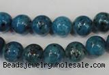 CLJ235 15.5 inches 10mm round dyed sesame jasper beads wholesale