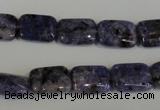 CLJ283 15.5 inches 10*14mm rectangle dyed sesame jasper beads wholesale