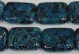 CLJ295 15.5 inches 15*20mm rectangle dyed sesame jasper beads wholesale