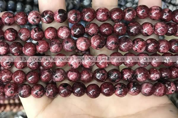 CLJ510 15.5 inches 4mm,6mm,8mm,10mm & 12mm round sesame jasper beads