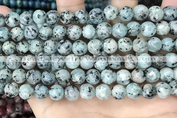 CLJ516 15.5 inches 4mm,6mm,8mm,10mm & 12mm round sesame jasper beads