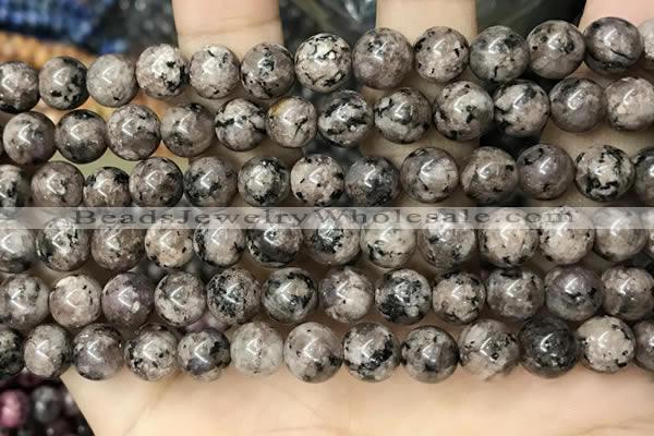 CLJ530 15.5 inches 4mm,6mm,8mm,10mm & 12mm round sesame jasper beads