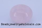 CLO01 19*30mm rondelle loose rose quartz gemstone beads wholesale