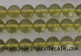 CLQ153 15.5 inches 10mm round natural lemon quartz beads wholesale