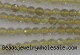 CLQ161 15.5 inches 6mm faceted round natural lemon quartz beads