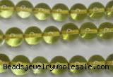 CLQ204 15.5 inches 12mm round natural lemon quartz beads wholesale