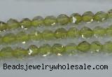 CLQ301 15.5 inches 6mm faceted nuggets lemon quartz beads