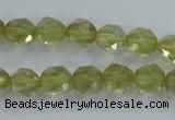 CLQ302 15.5 inches 8mm faceted nuggets lemon quartz beads