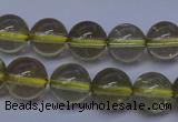 CLQ352 15 inches 8mm round natural lemon quartz beads wholesale