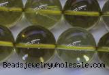 CLQ355 15 inches 14mm round natural lemon quartz beads wholesale