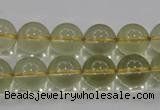 CLQ53 15.5 inches 12mm round natural lemon quartz beads wholesale