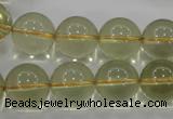 CLQ55 15.5 inches 16mm round natural lemon quartz beads wholesale