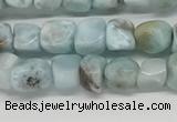 CLR133 15.5 inches 4*6mm - 5*8mm chips natural larimar gemstone beads