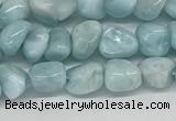 CLR134 15.5 inches 3*4mm - 4*6mm chips natural larimar gemstone beads