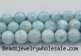 CLR16 15.5 inches 8mm round grade A natural larimar gemstone beads