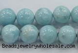 CLR18 15.5 inches 12mm round grade A natural larimar gemstone beads