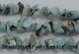 CLR30 15.5 inches natural larimar gemstone chip beads wholesale