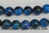 CLR303 15.5 inches 10mm round dyed larimar gemstone beads