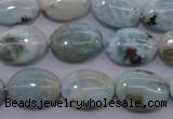 CLR42 15.5 inches 13*18mm oval natural larimar gemstone beads