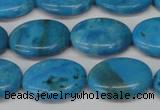 CLR422 15.5 inches 12*16mm oval dyed larimar gemstone beads