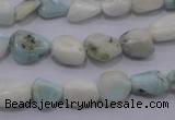 CLR50 15.5 inches 5*7mm – 10*12mm nuggets natural larimar beads