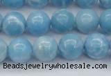 CLR603 15.5 inches 10mm round imitation larimar beads wholesale