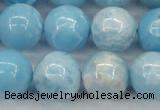 CLR605 15.5 inches 14mm round imitation larimar beads wholesale