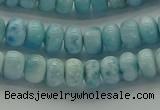 CLR78 15.5 inches 4*6mm rondelle natural larimar gemstone beads