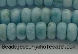 CLR79 15.5 inches 4*7mm rondelle natural larimar gemstone beads