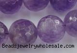 CLS153 15.5 inches 20mm faceted round lavender amethyst beads