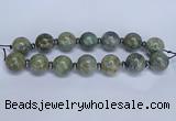 CLS201 7.5 inches 25mm round large Africa stone beads