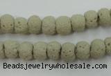 CLV352 15.5 inches 8mm ball dyed lava beads wholesale